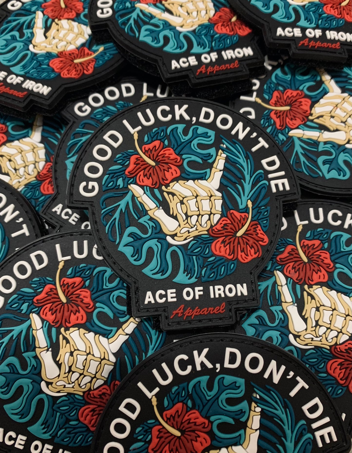 'Good Luck' Velcro Patch