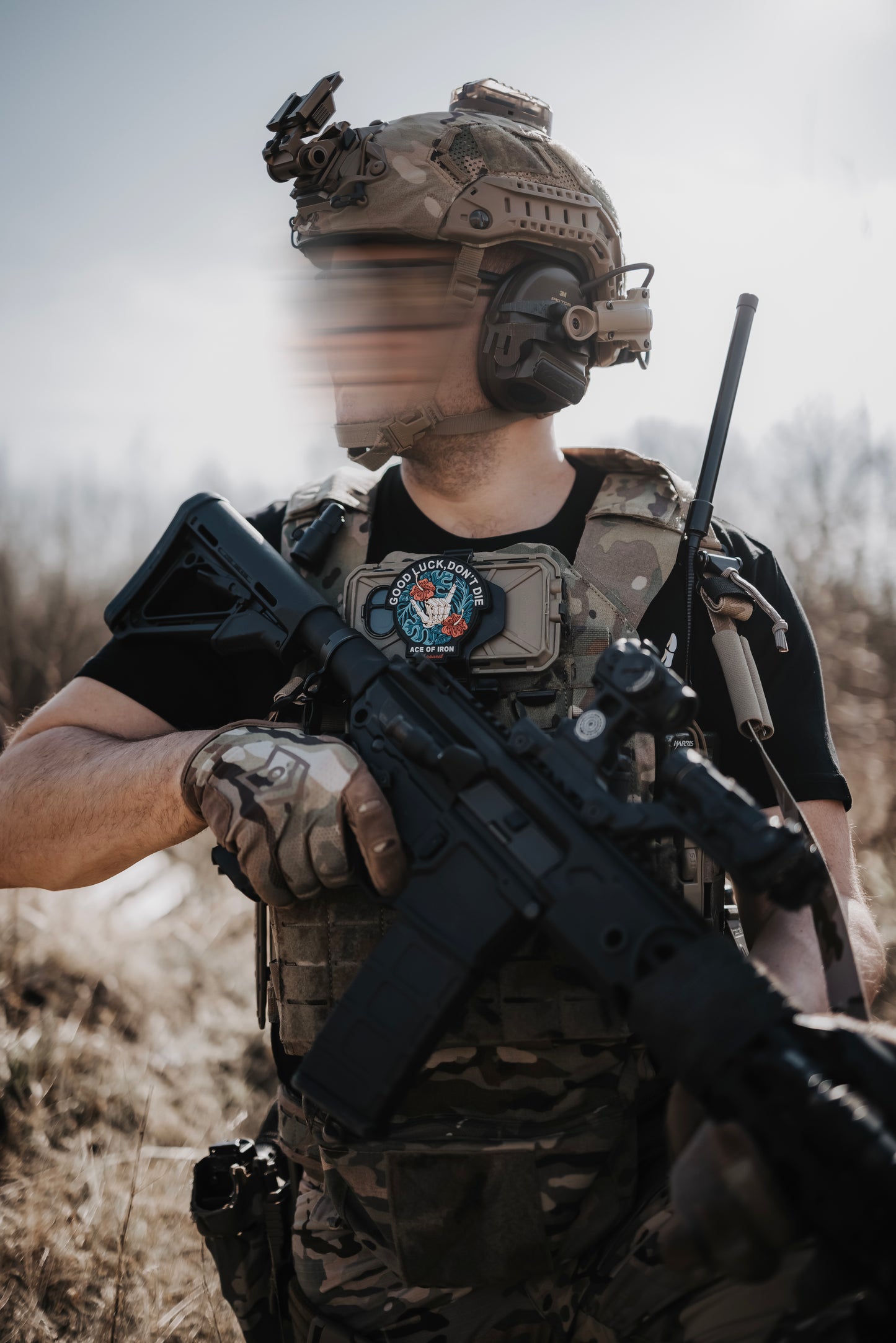 'Good Luck' Velcro Patch