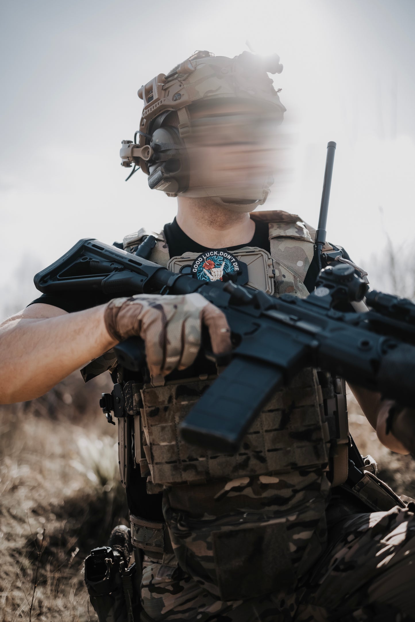 'Good Luck' Velcro Patch