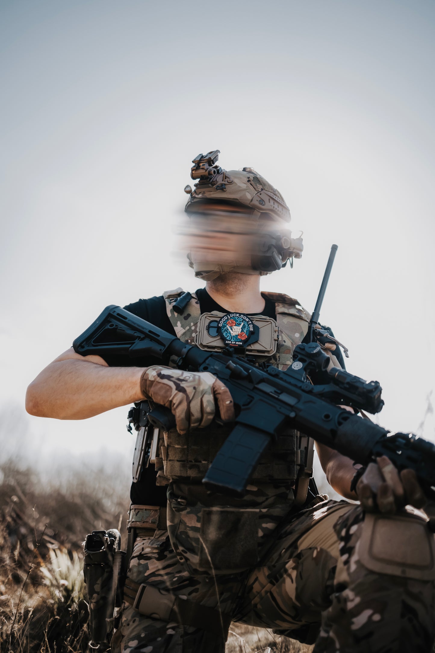 'Good Luck' Velcro Patch