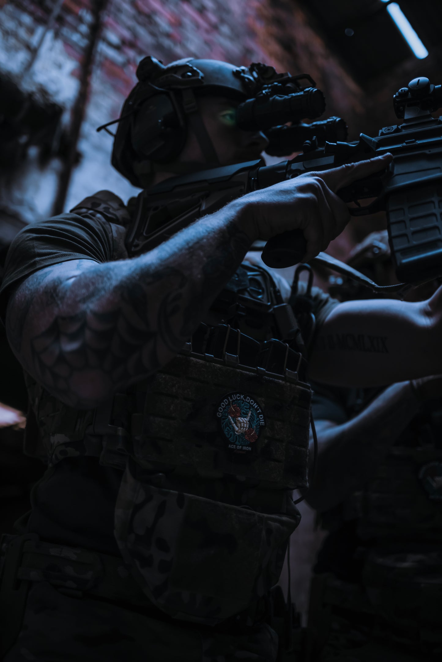 'Good Luck' Velcro Patch