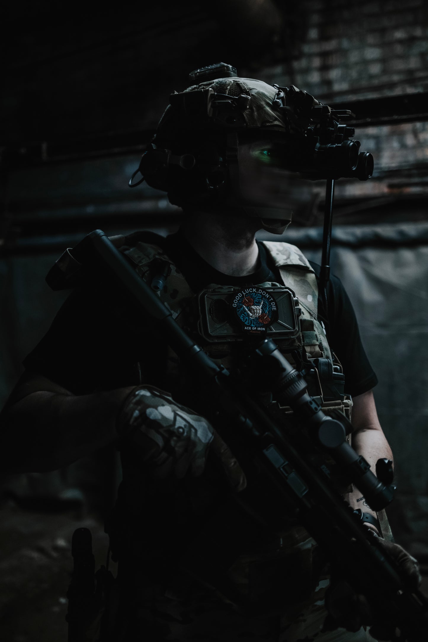 'Good Luck' Velcro Patch