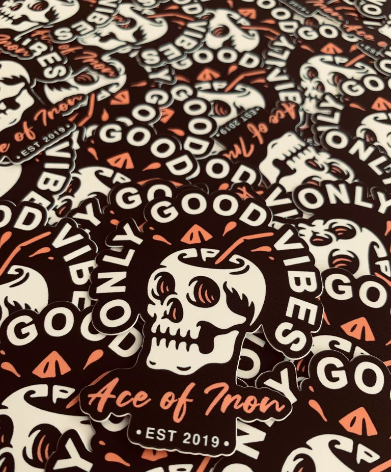 'Only Good Vibes' Sticker