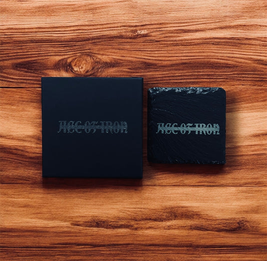 ‘Redacted’ Slate Coasters