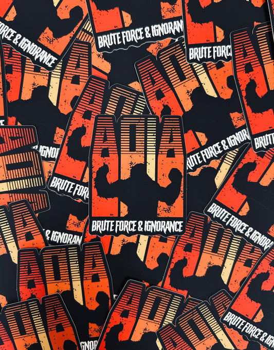 'Brute Force' Sticker
