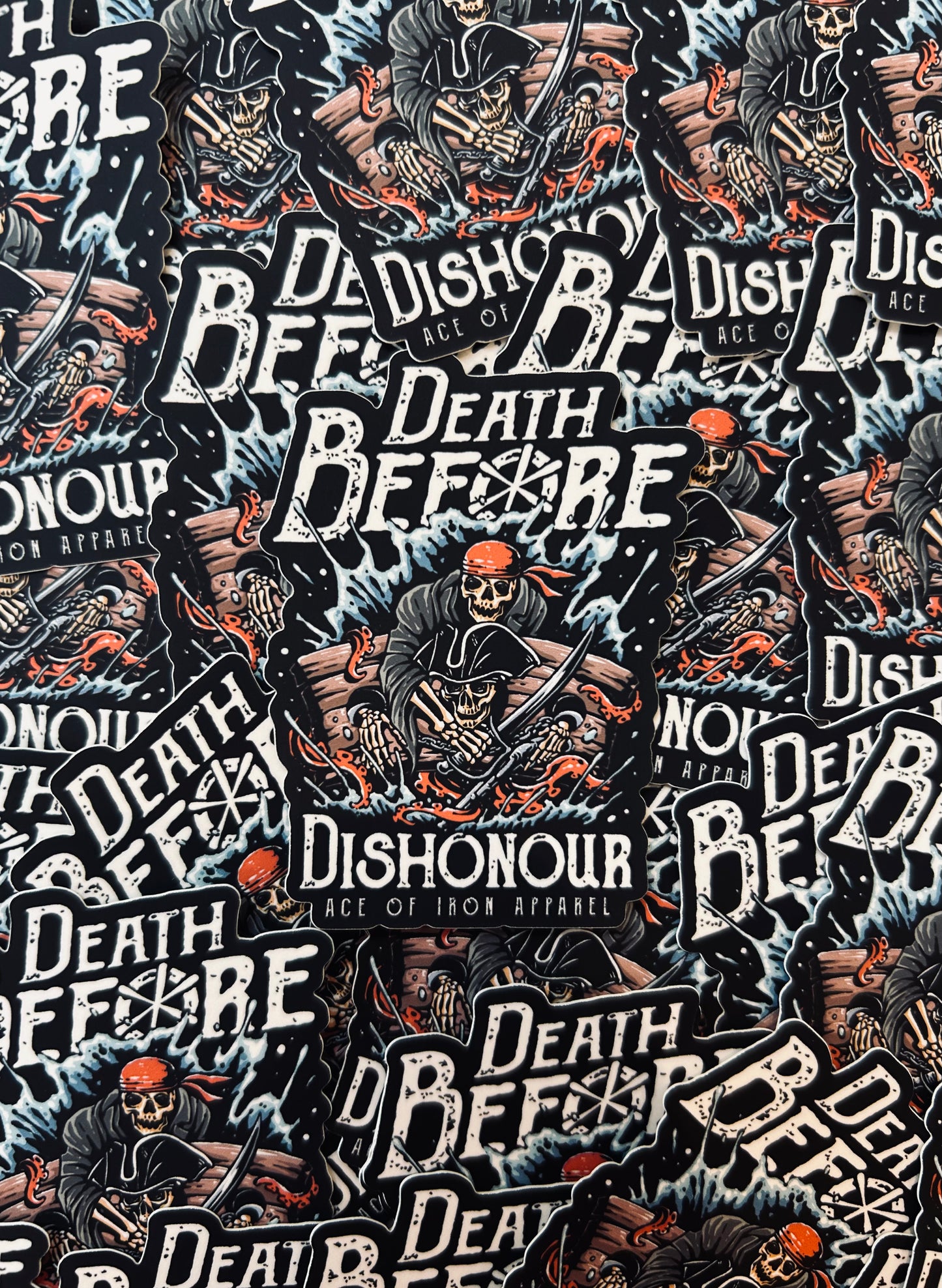 'Death Before Dishonour' Sticker